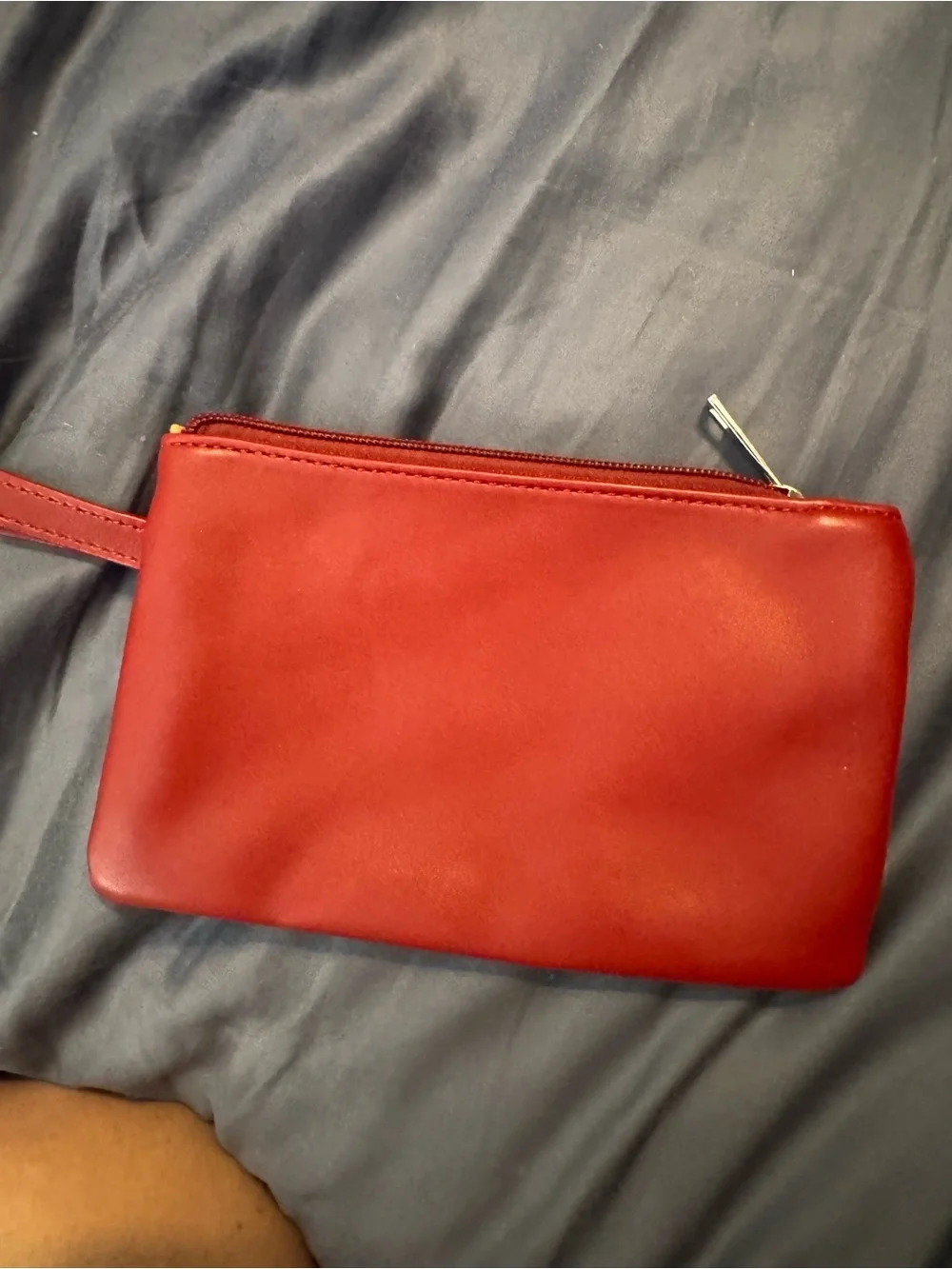 Wristlet Pouch Trio - Red, Gray, Brown